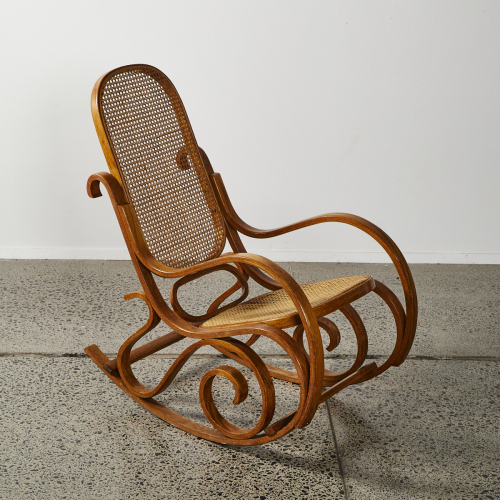 A No.21 Bentwood Rocking Style Chair by Michael Thonet