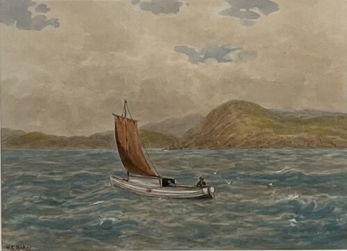 WILLIAM BAKER Sailing into Porirua Harbour