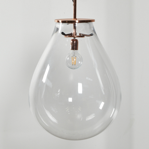 An Olgoj Chorchoj Mouth Blown Pendant Light