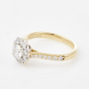 14ct Yellow Gold, 1.35ct Diamond Cluster Ring - 2