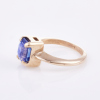 9ct Rose Gold, Modern, 4.53ct Sapphire Ring - 2