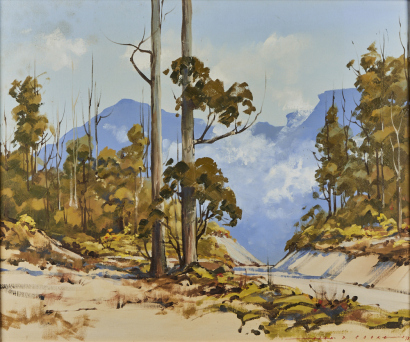 ALAN D COOKE Roadside Gums, 12-Mile Creek, Lake Wakatipu