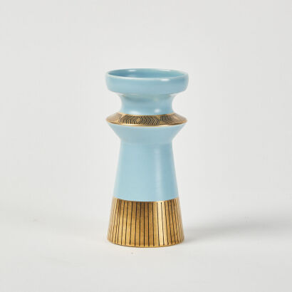 A Crown Devon Memphis Vase By Colin Melbourne