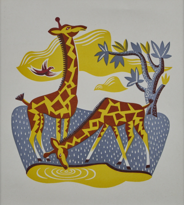 E MERVYN TAYLOR Giraffes