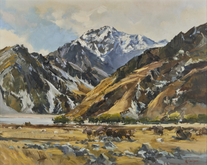 D. R. NEILSON Rocky Faces Near Mt. Cook