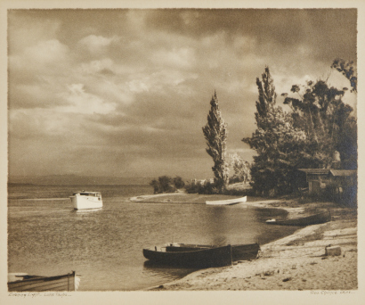 GEORGE CHANCE Evening Light, Lake Taupo