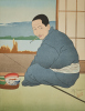 PAUL JACOULET Pecheur de Sawara. Japon.