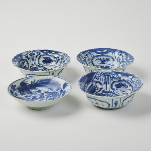 A Collection of Four Ming Period Bowls, China