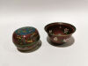 A Chinese Cloisonne Small Box and A Chinese Cloisonne Small Bowl