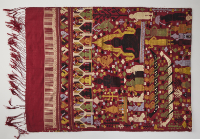 A Loom Woven Silk Textile, Laos