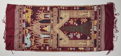 A Loom Woven Silk Textile, Laos