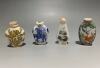 Chinese Ceramic Snuff Bottles - Set of 4