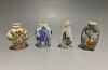 Chinese Ceramic Snuff Bottles - Set of 4 - 2