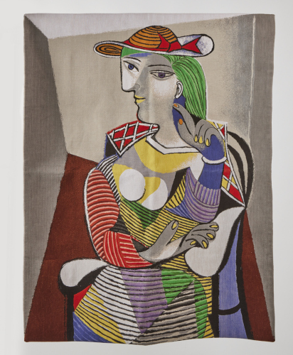 A Jules Pansu Tapestry of Pablo Picasso's Portrait of Marie Therese