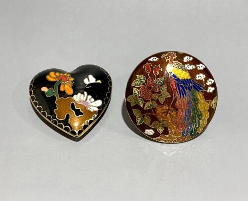 Chinese Cloisonne Ornaments - Set of 2