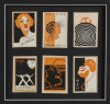 A Collection of Framed Matchbox Labels, Japan - 2