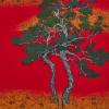 YU KWUNG-HWA Pine Tree and Flowers - 2