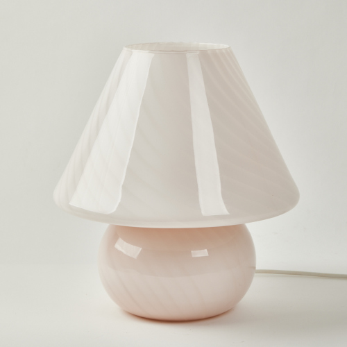 A Large Murano Mushroom Lamp