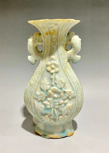 A Song Style Qingbai Glaze Two-ear Vase