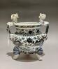 A Chinese Yuan Style Blue and White Tripod