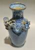 A Chinese Robbin's-egg Glaze Vase decorated with dragon