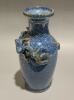 A Chinese Robbin's-egg Glaze Vase decorated with dragon - 4