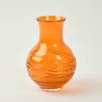 A Whitefriars Tangerine Vase