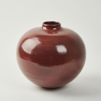 A Large Red Glazed Vase