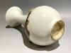 A Chinese White Glaze Two-ear Vase with red fish pattern - 3