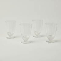 Four Lalique Nippon Glasses