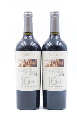 *(2) 2001 Aresti Family Collection Cabernet Sauvignon, Curico Valley