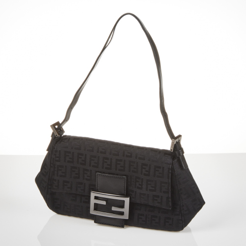 Fendi&nbsp;Mini Zucca Baguette Bag