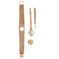 Two 1970 Ladies' 9ct Gold Wristwatches