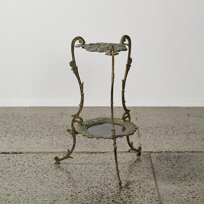 A Wrought Iron Side Table