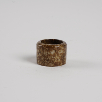 A Chinese Qing dynasty old jade thumb ring