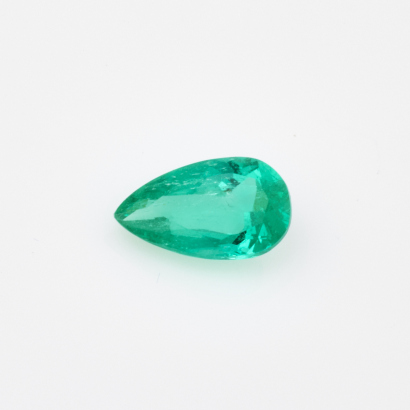 A Loose .67ct Colombian Pear Shape Emerald