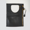 Tom Ford Alix Fold Over Black Leather Clutch Bag - 2