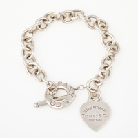 Tiffany & Co, Sterling Silver, Return to Tiffany Tag Bracelet