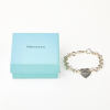 Tifffany & Co, Silver, Return to Tiffany Heart Charm Bracelet with Box - 2