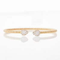 18ct Rose Gold, .56ct Diamond set Bangle