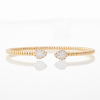 18ct Rose Gold, .56ct Diamond set Bangle