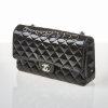 Chanel Black Patent Medium Classic Double Flap Bag