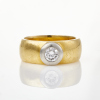 18ct Yellow Gold / Platinum, NZ made, .45ct Diamond Ring