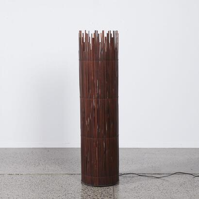 A MCM Bamboo Floor Standing Lamp