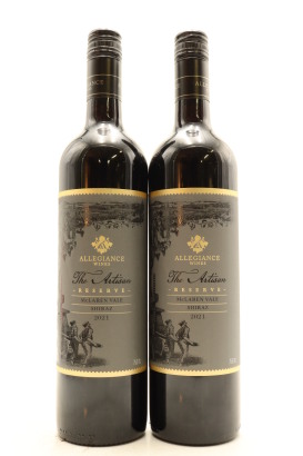 (2) 2021 Allegiance Wines The Artisan Reserve Barossa Valley Shiraz, Australia