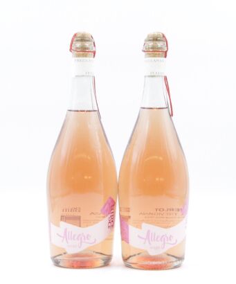 *(2) NV Bedin Allegro Sparkling Merlot, Italy