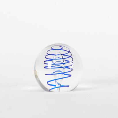 A Kosta Glass Paper Weight