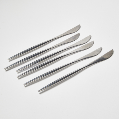 A Set Of Six Super Skinny Knives