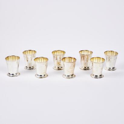 A Set of Eight Indian Tumblers