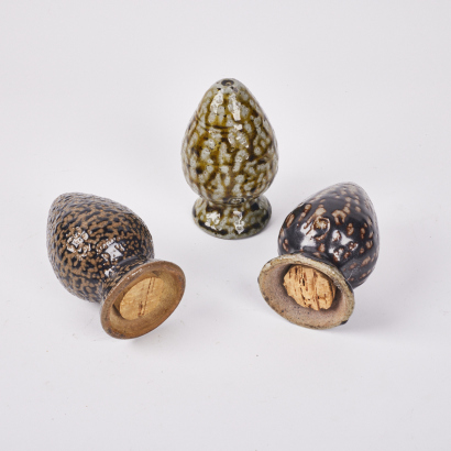 A Trio Of Mirek Smisek Salt And Pepper Shakers
